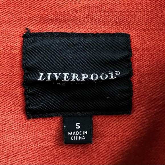 Liverpool Orange/Rust Denim Jacket - Picture 3 of 3